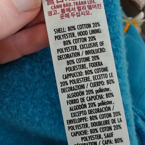 Disney Parks Toy Story Pizza Planet Alien Hoodie Sweatshirt 1X - Picture 6 of 6